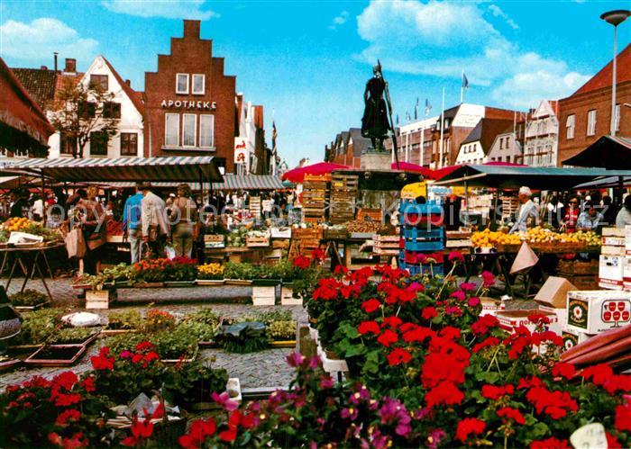 Husum Nordfriesland Wochenmarkt