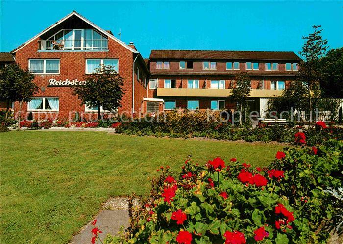 Buesum Nordseebad Kurpark mit Reichsbund-Heim