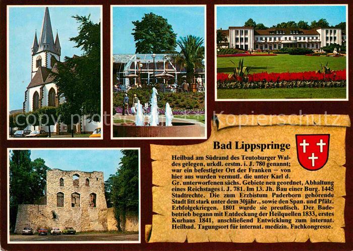 Bad Lippspringe Burgruine Kirche