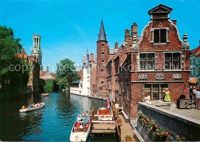 BRUGGE Bruges Belgie Rozenhoedkaai Rosenkranzkai