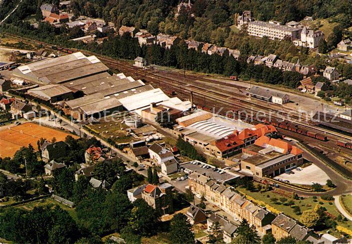 Spa Liege Fliegeraufnahme Embouteillage Bottelarij