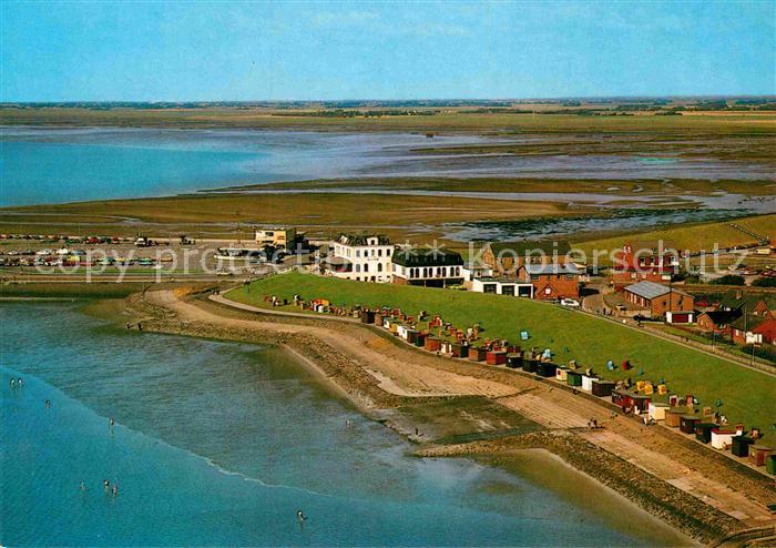 Dagebuell Fliegeraufnahme mit Strand