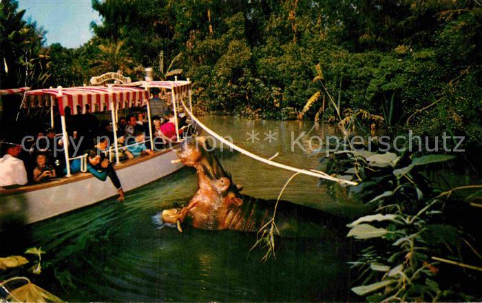 Disneyland California Explorer's Boat Hippo Rivers of the World