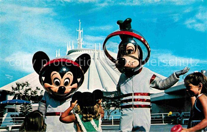 Walt Disney World Mickey Goofy Tomorrowland Space Mountain