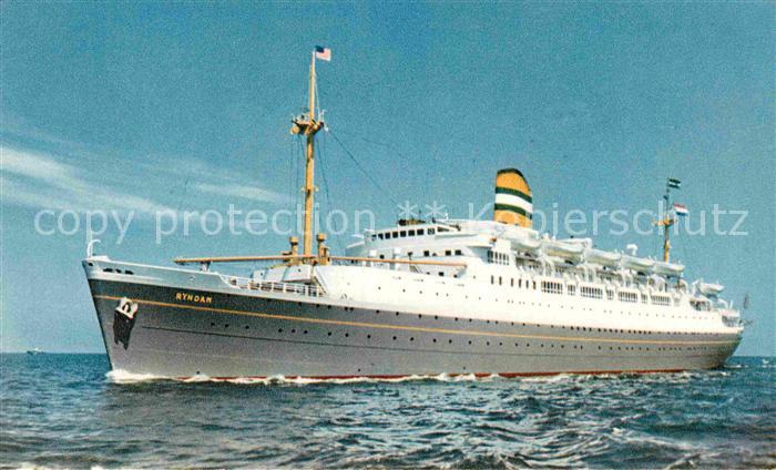 Schiffe Ships Navires S.S. Ryndam Holland-America-Line