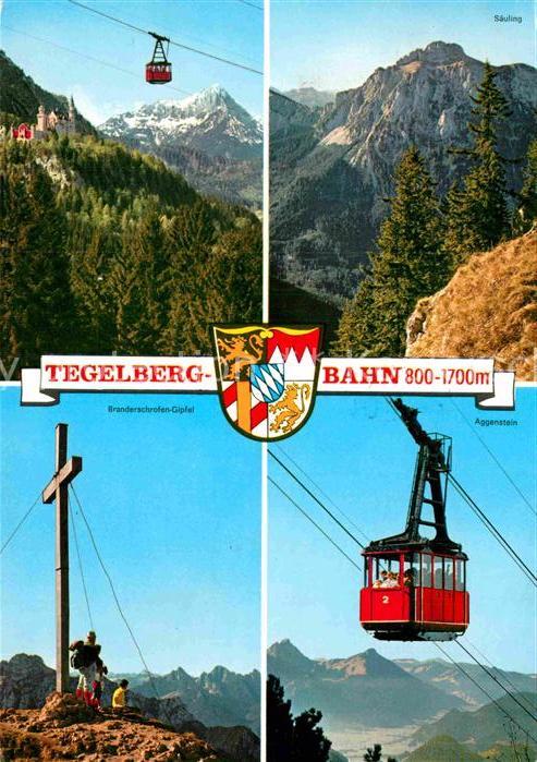 Seilbahn Tegelberg Saeuling Aggenstein Branderschrofen-Gipfel