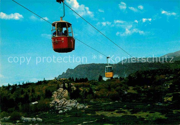 Seilbahn Yesil Bursa Tuerkiye Telesiyej
