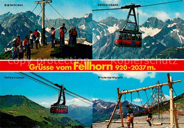 Seilbahn Fellhorn Oberstdorf Kinderspielplatz Gipfelkreuz