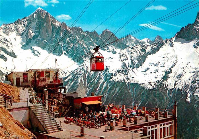 Seilbahn Planpraz Brevent Aiguille Verte Chamonix Mont-Blanc