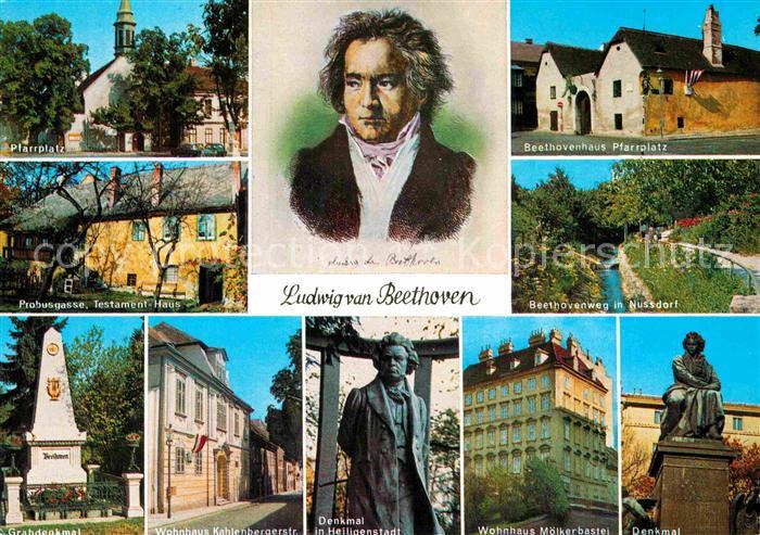 Beethoven Probus-Gasse Testament-Haus Wohnhaus Kahlenbergerstrasse Wien