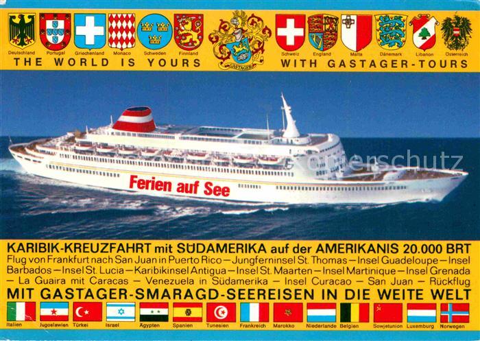 Faehre Ferry Bac Traghetto-- Gastager-Smaragd-Seereisen Karibik-Kreuzfahrt