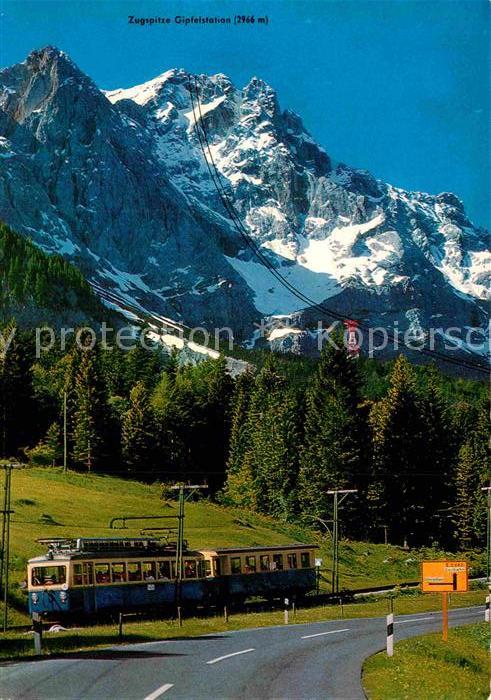 Zahnradbahn Bayerische Zugspitzbahn Zugspitzgipfel Eibsee-Seilbahn