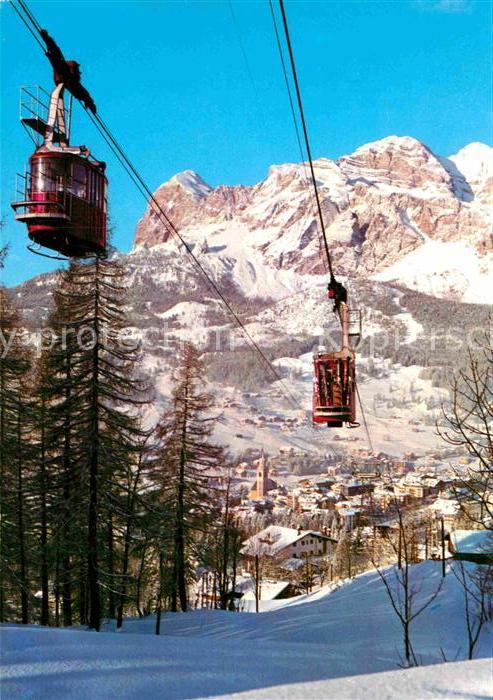 Seilbahn Funivia Faloria Cortina Tofane Dolomiti