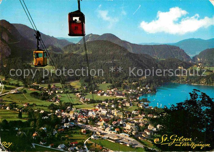 Seilbahn Zwoelfer-Horn St. Gilgen Wolfgangsee