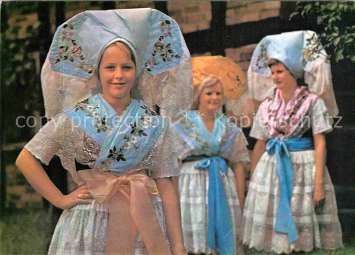 Trachten Sorben Niedersorbische Festtracht Burg