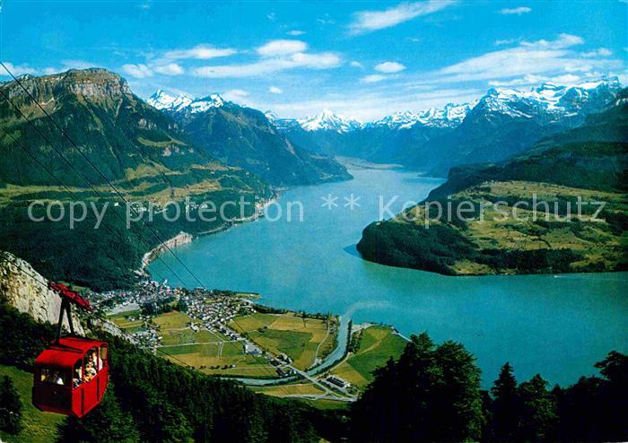 Seilbahn Brunnen Urmiberg Vierwaldstaettersee Frohnalpstock Urner Alpen