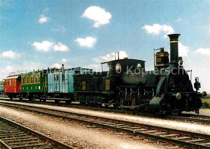 Lokomotive 269 100-jähriger Zug Jubiläumsgarnitur