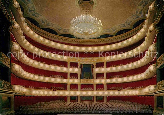 Theater Muenchen Nationaltheater Zuschauerraum