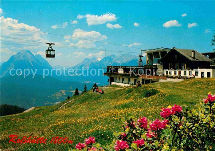 Seilbahn Rosshuette Hohe Munde Zugspitze Seefeld Tirol