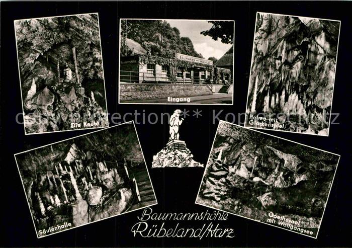 Hoehlen Caves Grottes Baumannshöhle Rübeland Keule Goethesaal