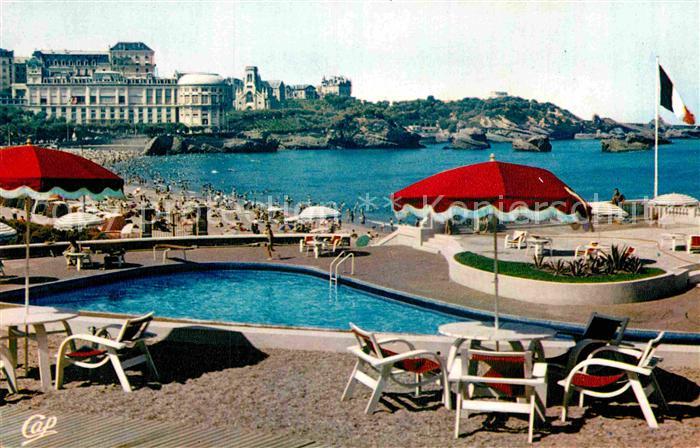 Biarritz Pyrenees Atlantiques Vue prise de l Hotel du Palais vers le Casino Bell