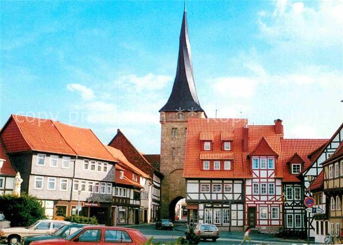 Duderstadt Westerturm Altstadt Fachwerkhaeuser 1000jaehrige Stadt