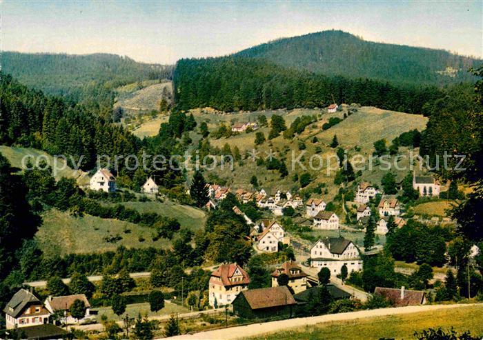 Schoenmuenzach Panorama Kneipp Luftkurort im Murgtal Schwarzwald