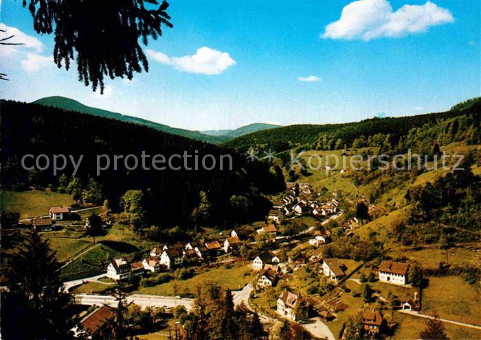 Schoenmuenzach Panorama Kneipp Luftkurort im Murgtal Schwarzwald
