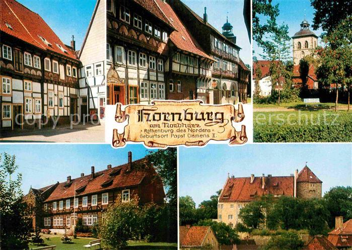 Hornburg Wolfenbuettel Fachwerkstadt im Ilsetal Wasserstrasse Marienkirche Museu