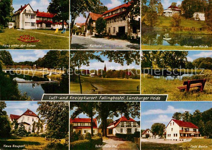 Fallingbostel Kurhaeuser Kurhotel Cafe Kurort Lueneburger Heide