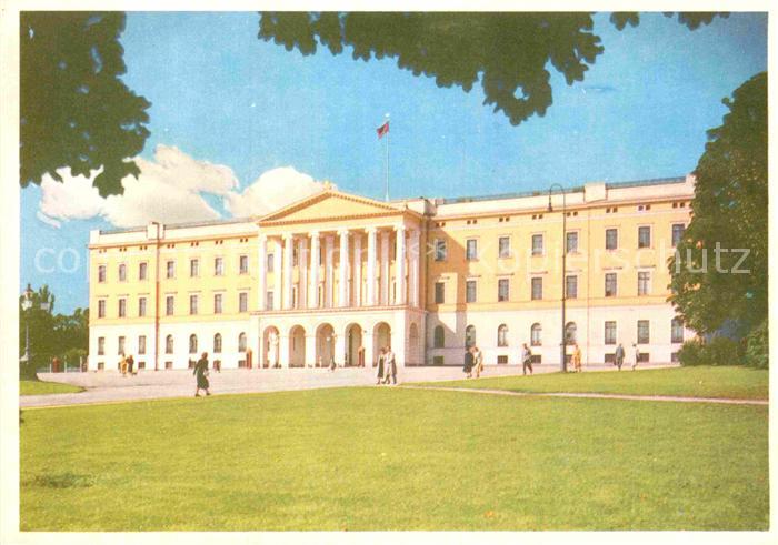 Oslo Norwegen Slottet Schloss