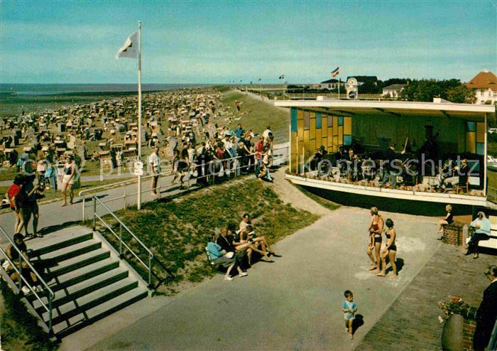 Buesum Nordseebad Musikpavillon Strand Promenade