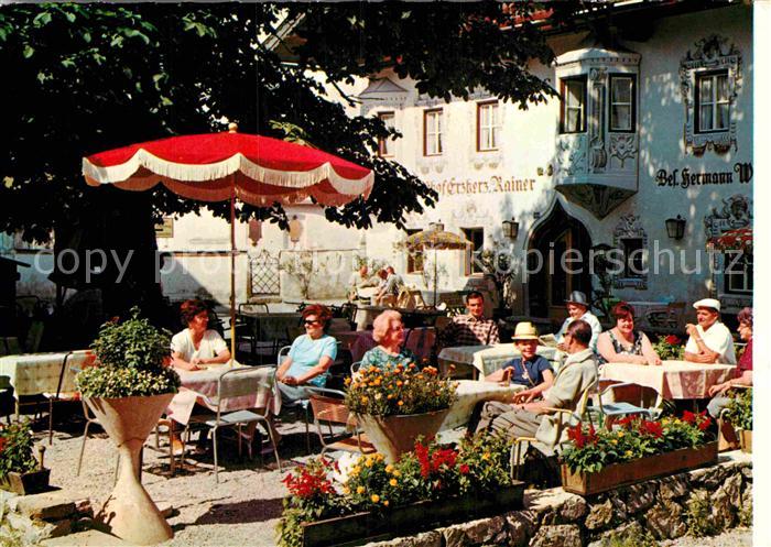Koessen Tirol Gasthof Erzherzog Rainer Terrasse