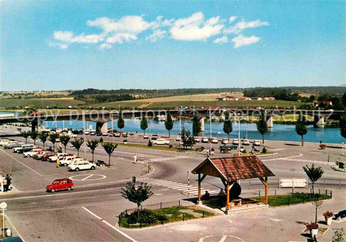 Remich Esplanade et Pont sur la Moselle
