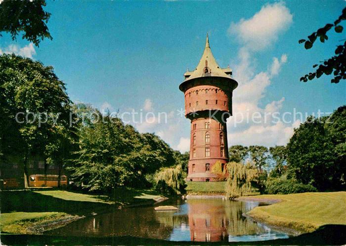 Cuxhaven Nordseebad Partie am Wasserturm