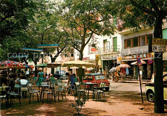 Pineda de Mar Strassencafes