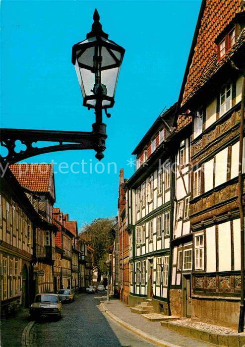 Alt Hildesheim Hinterer Bruehl Fachwerkhaeuser Laterne