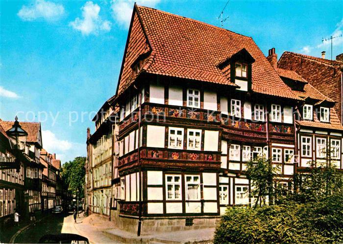 HILDESHEIM  CITY Werner'sche Haus am Hinteren Bruehl Fachwerkhaeuser Altstadt