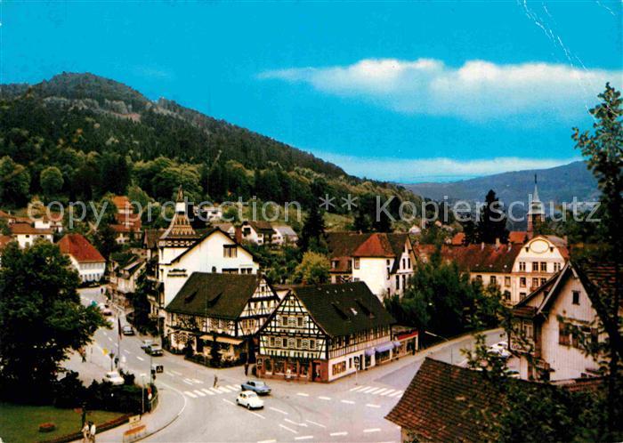 Bad Herrenalb Teilansicht Kurort im Schwarzwald