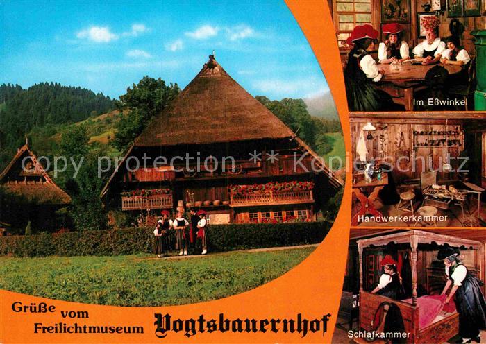 Gutach Schwarzwald Schwarzwaelder Freilichtmuseum Vogtsbauernhof im Gutachtal