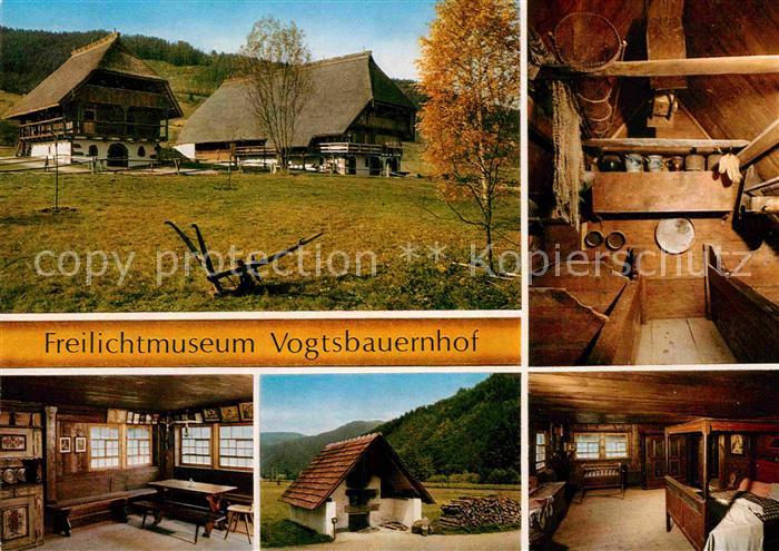 Gutach Schwarzwald Schwarzwaelder Freilichtmuseum Vogtsbauernhof Lorenzenhof mit