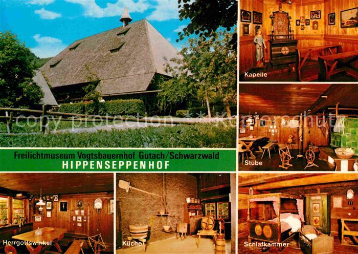 Gutach Schwarzwald Schwarzwaelder Freilichtmuseum Vogtsbauernhof Hippenseppenhof