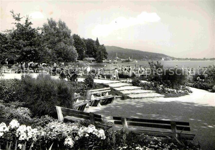 Krumpendorf Woerthersee Blumenstrand