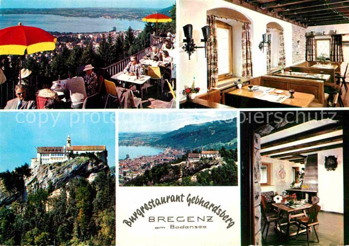 Bregenz Bodensee Burgrestaurant Gebhardsberg Terrasse