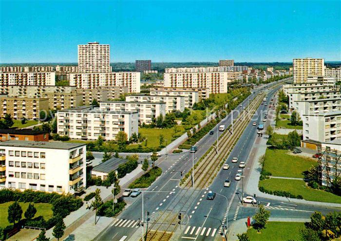 BREMEN  CITY Neue Vahr Siedlung Fliegeraufnahme