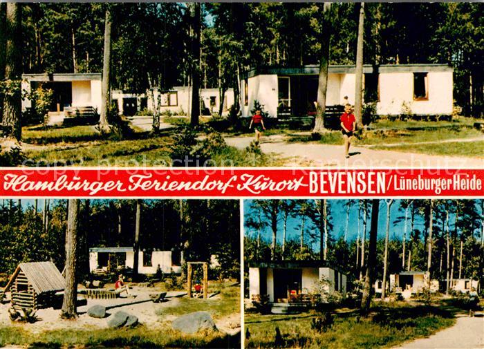 Bad Bevensen Hamburger Feriendorf Bungalows Kinderspielplatz Lueneburger Heide