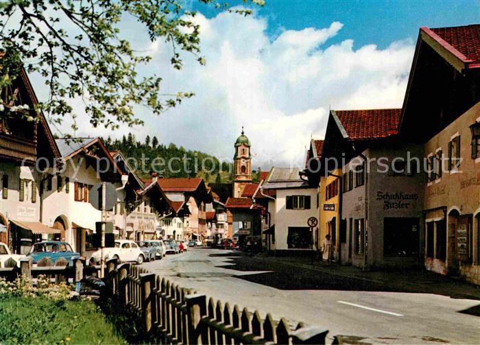 Mittenwald Bayern Hauptstrasse Obermarkt Pfarrkirche