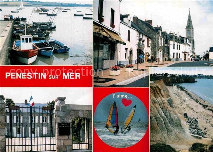 Penestin Vues diverses Port Eglise Chateau Cote Plage