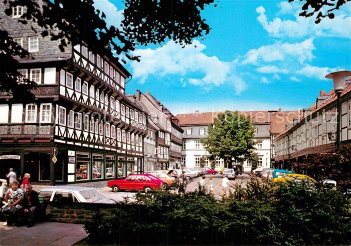 Goslar Schuhhof Fachwerkhaeuser