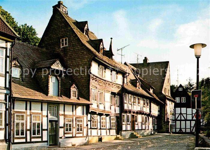 Goslar Liebfrauenberg Fachwerkhaeuser